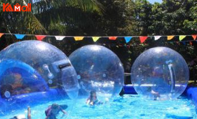 aqua zorb ball gives us joy